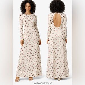 WeWoreWhat Floral Backless Maxi Dress
